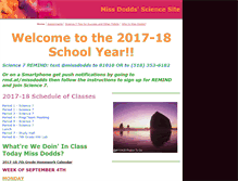 Tablet Screenshot of doddsscience.tripod.com