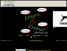 Tablet Screenshot of lenoreandezekiel.tripod.com