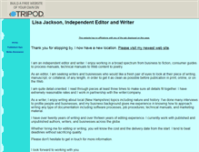 Tablet Screenshot of lisajjackson.tripod.com