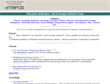 Tablet Screenshot of bizglossaries.tripod.com