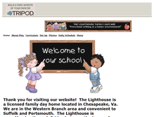 Tablet Screenshot of lighthousedaycare.tripod.com