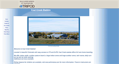 Desktop Screenshot of coalcreekstables.tripod.com