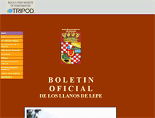 Tablet Screenshot of llanosdelepe.tripod.com