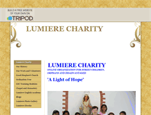 Tablet Screenshot of lumierecharity.tripod.com