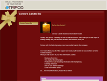 Tablet Screenshot of corinescandlebiz.tripod.com