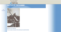 Desktop Screenshot of battleofsomme.tripod.com