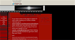 Desktop Screenshot of cosmicvortexofdoom.tripod.com