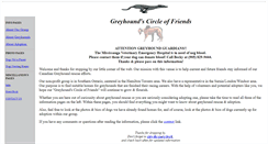 Desktop Screenshot of greyhoundscircle.tripod.com