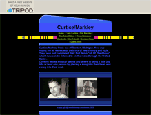 Tablet Screenshot of curticemarkley.tripod.com