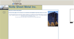 Desktop Screenshot of noltesheetmetal.tripod.com