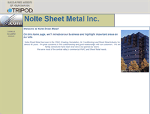 Tablet Screenshot of noltesheetmetal.tripod.com