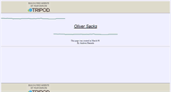 Desktop Screenshot of oliversacks.tripod.com