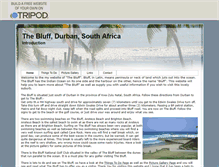Tablet Screenshot of bluffdurban.tripod.com