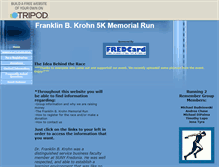 Tablet Screenshot of franklinbkrohn5k.tripod.com