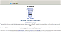 Desktop Screenshot of maxoderm-shop.tripod.com