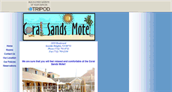 Desktop Screenshot of coralsandsmotel.tripod.com