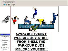 Tablet Screenshot of parkour-dudes.tripod.com