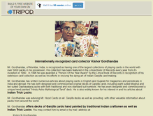 Tablet Screenshot of kishorcards.tripod.com