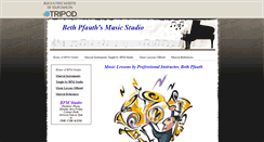 Desktop Screenshot of bethpfauthsmusicstudio.tripod.com