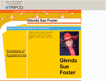 Tablet Screenshot of glendasuefoster.tripod.com