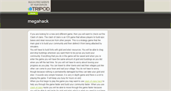 Desktop Screenshot of gamecheats98.tripod.com