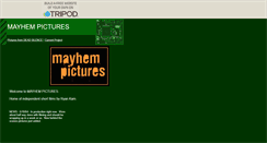 Desktop Screenshot of mayhempictures.tripod.com