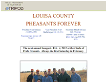 Tablet Screenshot of lcpheasantsforever.tripod.com