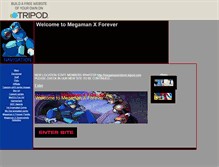 Tablet Screenshot of megamanxforever0.tripod.com