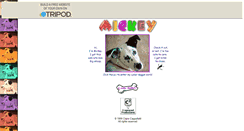 Desktop Screenshot of mickeythedog.tripod.com