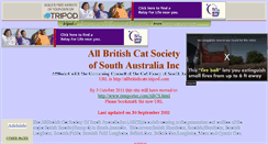 Desktop Screenshot of allbritishcats.tripod.com