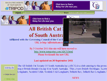 Tablet Screenshot of allbritishcats.tripod.com