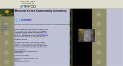 Desktop Screenshot of mccemetery.tripod.com