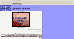 Desktop Screenshot of caminandoenlavida.tripod.com