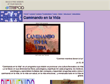 Tablet Screenshot of caminandoenlavida.tripod.com