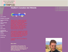 Tablet Screenshot of canadianidolfan0.tripod.com