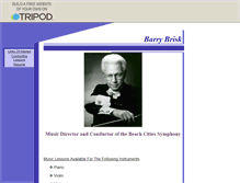 Tablet Screenshot of barrybrisk.tripod.com