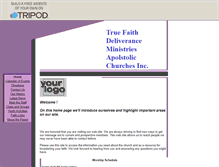 Tablet Screenshot of pastorblessed1.tripod.com