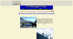 Desktop Screenshot of peakbagger.tripod.com