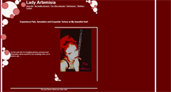 Desktop Screenshot of ladyartemisia.tripod.com