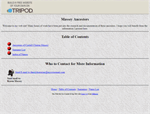 Tablet Screenshot of masseyfamgenealogy.tripod.com
