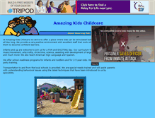 Tablet Screenshot of amazingkidschildcare.tripod.com