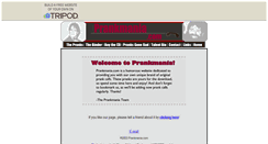 Desktop Screenshot of prankmania.tripod.com