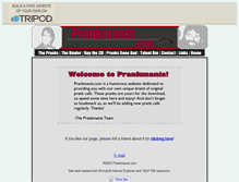 Tablet Screenshot of prankmania.tripod.com