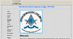 Desktop Screenshot of derwinbrown.tripod.com