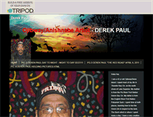 Tablet Screenshot of derek-paul-artist-ojibway.tripod.com