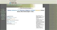 Desktop Screenshot of futboldelnorte.tripod.com