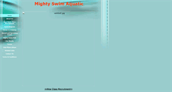Desktop Screenshot of mightyswimaquatic.tripod.com