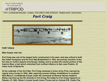Tablet Screenshot of fortcraig.tripod.com