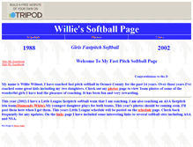 Tablet Screenshot of coachwillie.tripod.com