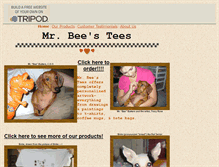 Tablet Screenshot of mrbeestees.tripod.com